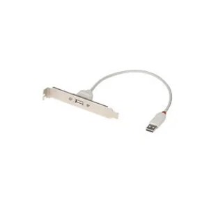 Comparateur de prix : Lindy USB PC Back Plate - Adaptateur USB - USB (F) pour USB (M) - 30 cm