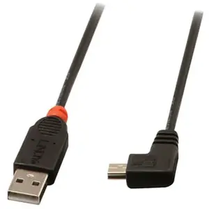 Câble usb usb 2.0 usb-a mâle, USB-Mini-B mâle 0.50 m noir 31970 - Lindy pas cher
