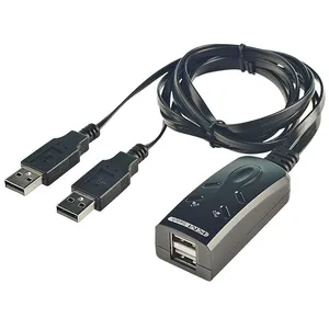 Comparateur de prix : Lindy 2 Port USB KM Switch - Commutateur souris/clavier - 2 x USB - de bureau