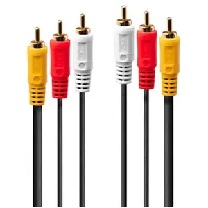 Comparateur de prix : LINDY Câble Audio vidéo Premium, 3 x RCA (Cinch) mâle/mâle, 10m