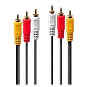 Comparateur de prix : Lindy Premium cable video/audio - video / audio composite - 2 m