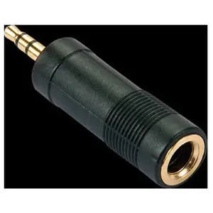 LINDY - Adaptateur audio - jack stéréo femelle pour mini-phone stereo 3.5 mm mâle pas cher