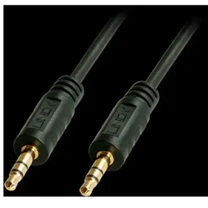 Lindy Câble audio Premium 2 x jack mâle 3,5mm, 1m