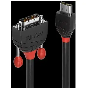 Comparateur de prix : Lindy Black Line cable adaptateur - HDMI / DVI - 1 m