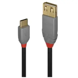 Comparateur de prix : Câble usb usb 2.0 usb-c® mâle, usb-a femelle 0.15 m noir 36897 - Lindy