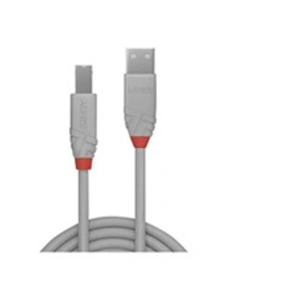 Comparateur de prix : Lindy Anthra Line - Câble USB - USB (M) pour USB type B (M) - USB 2.0 - 2 m - rond - gris (pack de 50)