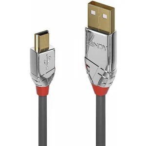 Comparateur de prix : Lindy - Câble usb usb 2.0 usb-a mâle, USB-Mini-B mâle 3.00 m gris 36633