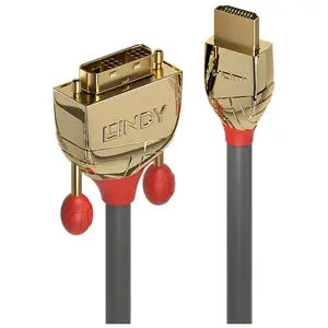Comparateur de prix : Lindy Gold Line cable adaptateur - HDMI / DVI - 50 cm