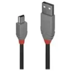 Comparateur de prix : Lindy 36722 câble USB USB 2.0 1 m USB A Mini-USB B Noir, Gris