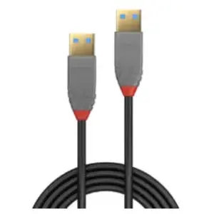 Lindy 36752 câble USB USB 3.2 Gen 1 (3.1 Gen 1) 2 m USB A Noir pas cher
