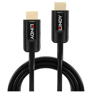 Comparateur de prix : LINDY Câble HDMI 2.1 Ultra HighSpeed hybride fibre 8K 60Hz HDR10+ 15m