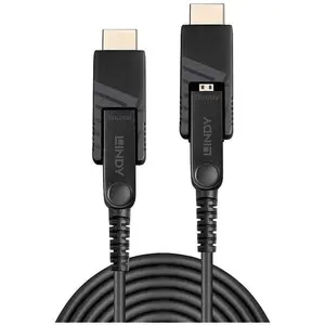 Comparateur de prix : LINDY Câble micro HDMI 2.0 Ultra HD hybride fibre 4K 60Hz HDMI & DVI - 20m