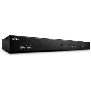 Lindy Switch KVM DVI-I Single Link, USB 2.0 & Audio, 8 Ports