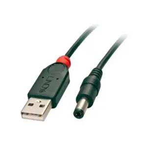 Comparateur de prix : Lindy - Câble usb usb 2.0 usb-a mâle, Connecteur dc 5,5 mm 1.50 m noir 70267 S218382