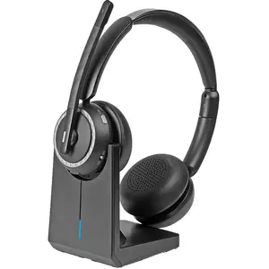 Auriculaires Lindy L118 filaires et Bluetooth USB-C pour bureau et cal...