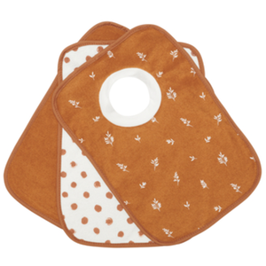 kindsgard Bavoir bébé à enfiler happaklat brindilles cannelle lot de 3 pas cher