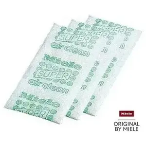 Comparateur de prix : Lot de 3 filtres evacuation d'air Aspirateur 3944711 MIELE - 36667