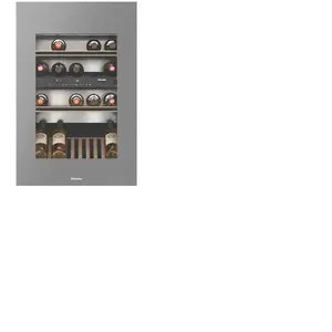 Miele Cave a vin encastrable avec FlexiFrame et Push2open pour les amateurs de vin exigeants.Vendu pardarty