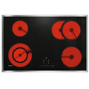 MIELE KM6522FR largeur 76.4 cm , 4 foyers, 7600 Watts KM6522FR pas cher