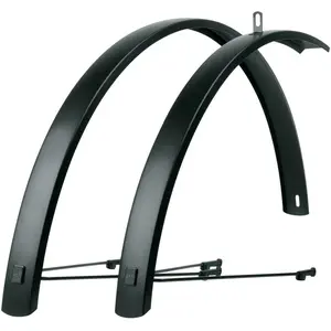 Garde boues avant et arrière avec tringles rigides vélo trekking 28 ROCKRIDER