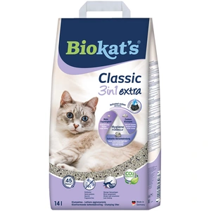 Comparateur de prix : Biokat's Litière Biokat´s Classic 3 en 1 Extra pour chat - 14 L
