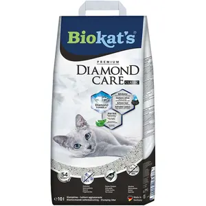 Comparateur de prix : Biokat's Litière Pour Chat Biokat Diamond Care Classic 10 Litres