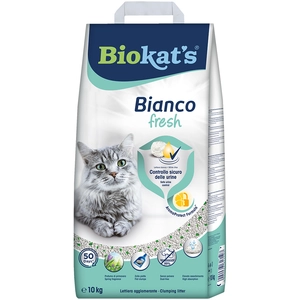 Comparateur de prix : 10kg Litière Biokat's Bianco Fresh - pour chat
