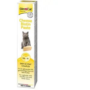 Comparateur de prix : GimCat Pâte à la biotine goût fromage pour chat - 50 g