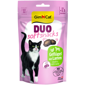 50g GimCat Duo Soft agneau & Volaille Friandises pour chats pas cher