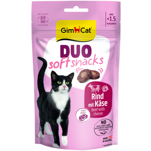 50g GimCat Duo Soft Boeuf & Fromage Friandises pour chats pas cher