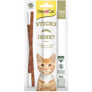 GimCat Sticks aux insectes pour chat pas cher