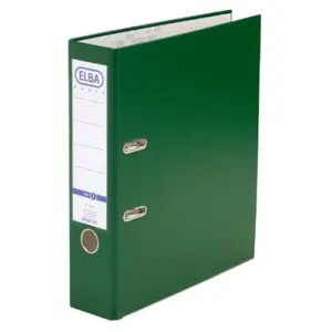 Comparateur de prix : Elba 100202157 classeur levier format a4 polypropylène vert