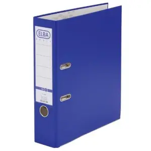 Comparateur de prix : Elba 100202148 classeur levier format a4 polypropylène bleu