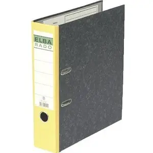 Elba rado ordner 80mm gelb 10407f gb pas cher