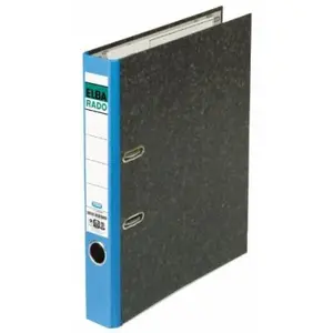 Comparateur de prix : Classeur rado papier marbré, largeur de dos: 50 mm bleu elba 100555308