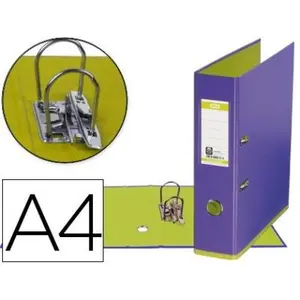 Elba classeur mycolour, largeur de dos 80 mm, violet vert 100081038 pas cher