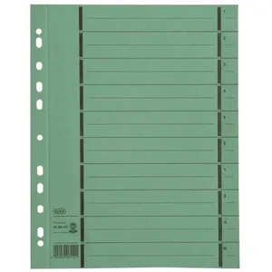 Comparateur de prix : Elba Elba Intercalaires Avec Perforation, Format A4 Extra Large,