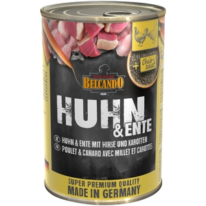 1x400g poulet, canard, millet, carottes Super Premium Belcando - Nourriture pour chienVendu parzooplus
