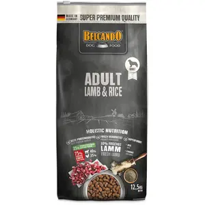Comparateur de prix : 12,5kg Belcando Adult agneau, riz - Croquettes pour chien