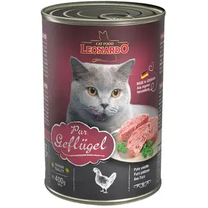 6x400g All Meat pure volaille Leonardo - Nourriture pour Chat pas cher