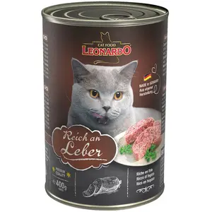 6x400g All Meat foie Leonardo - Nourriture pour Chat pas cher