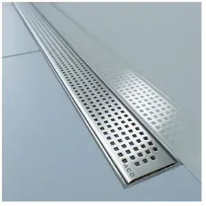 ACO Haustechnik ShowerDrain E+/M+ Quadrato grille de caniveau de douch...