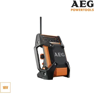 Radio de chantier AEG 12V-18V DAB+ USB sans batterie ni chargeur BR 12...Vendu paramazon
