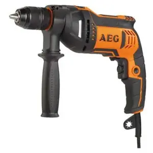 Comparateur de prix : AEG Perceuse percussion 1 vitesse 750 W, 27 Nm, 2800 tr/min, en coffret