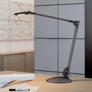 Comparateur de prix : Lampe de bureau LED MAULoptimus anthracite pied à intensité variable CCT