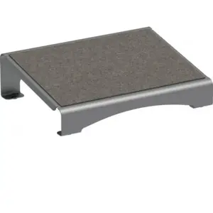 MAUL repose-pieds MAULflair | Repose-pieds ergonomique pour une meilleure position assise | En métal solide revêtement de feutre | pieds antidérapants | Pour la maison et le bureau | Anthracite