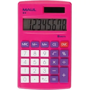 Calculatrice de poche - MAUL - M 8 - 8 chiffres - Écran LCD - Énergie solaire
