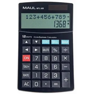 Comparateur de prix : Maul MTL 600 Calculatrice de bureau noir Ecran: 12 à pile(s), solaire