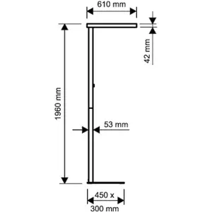 Comparateur de prix : Lampadaire LED MAULjaval, noir, 196 cm, pied à intensité variable