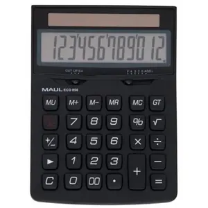 Comparateur de prix : Calculatrice de bureau - MAUL - ECO 850 - 12 chiffres - Noir